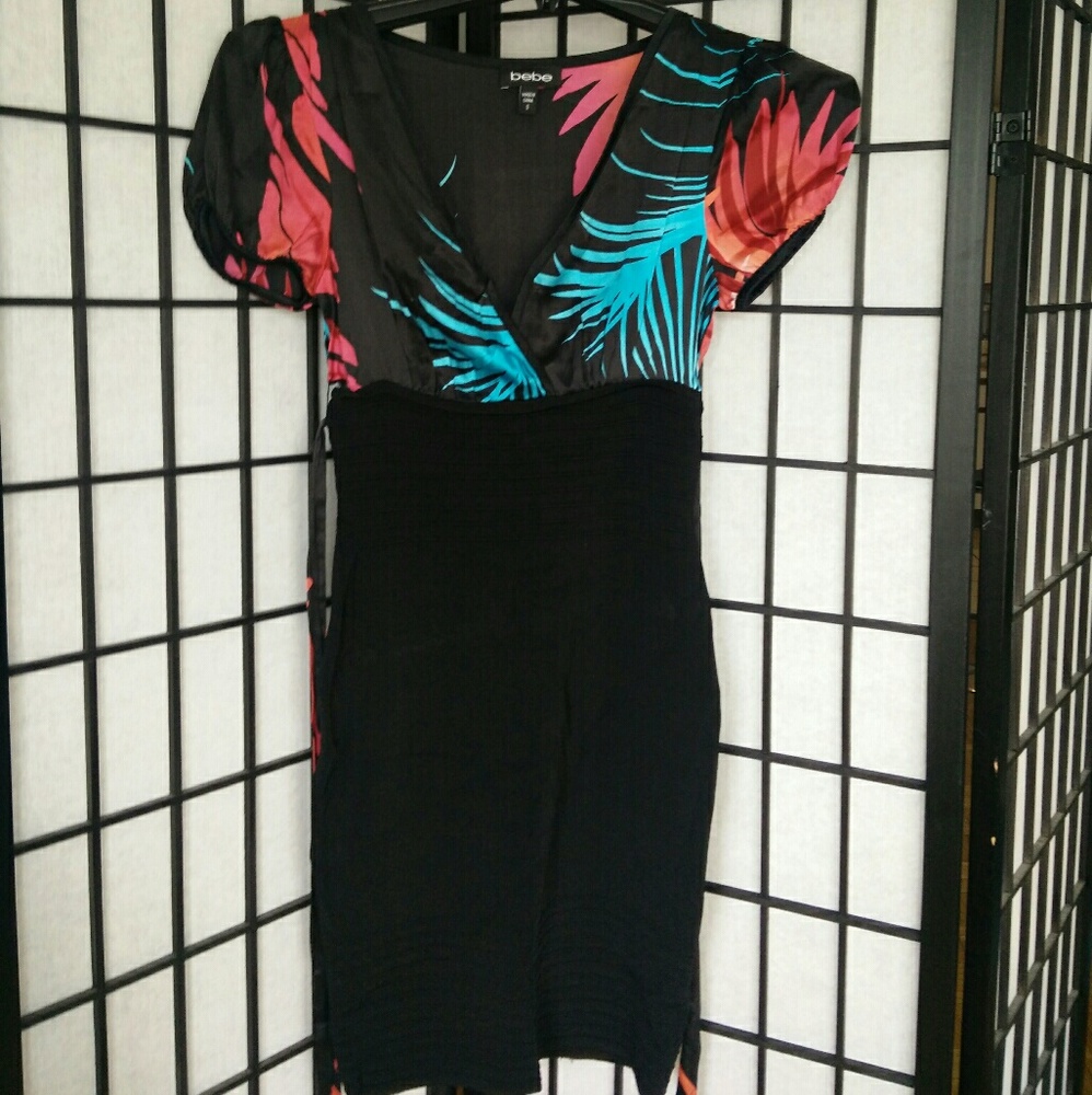 Bebe Colorful Bodycon Dress